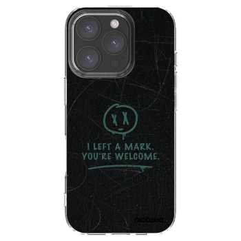 Picasee silikónový prehľadný obal pre Apple iPhone 16 Pro - LEFT A MARK