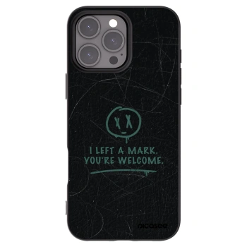 Picasee silikónový čierny obal pre Apple iPhone 16 Pro Max - LEFT A MARK