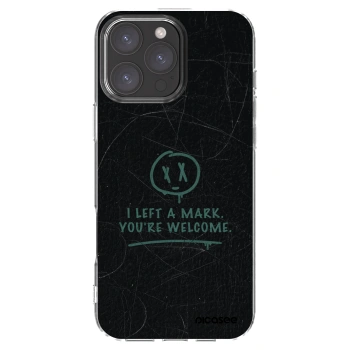 Picasee silikónový prehľadný obal pre Apple iPhone 16 Pro Max - LEFT A MARK