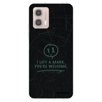Picasee silikónový prehľadný obal pre Motorola Moto G53 5G - LEFT A MARK
