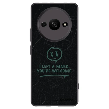Picasee silikónový čierny obal pre Xiaomi Redmi A3 - LEFT A MARK