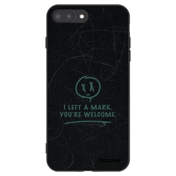 Picasee silikónový čierny obal pre Apple iPhone 7 Plus - LEFT A MARK