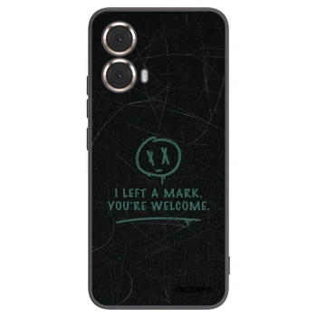 Picasee silikónový čierny obal pre Motorola Moto G85 - LEFT A MARK