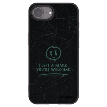 Picasee silikónový čierny obal pre Apple iPhone 16e - LEFT A MARK