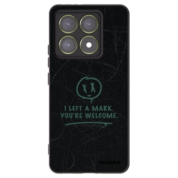 Picasee silikónový čierny obal pre Xiaomi 14T - LEFT A MARK