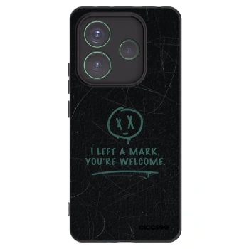 Picasee silikónový čierny obal pre Xiaomi Redmi Note 14 5G - LEFT A MARK