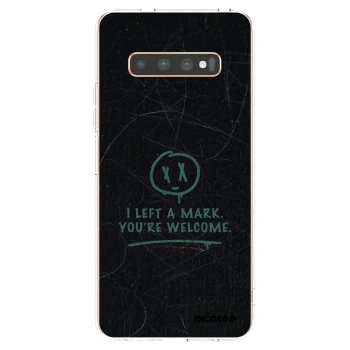 Picasee silikónový prehľadný obal pre Samsung Galaxy S10 Plus G975 - LEFT A MARK