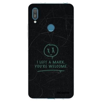 Picasee silikónový prehľadný obal pre Huawei Y7 2019 - LEFT A MARK