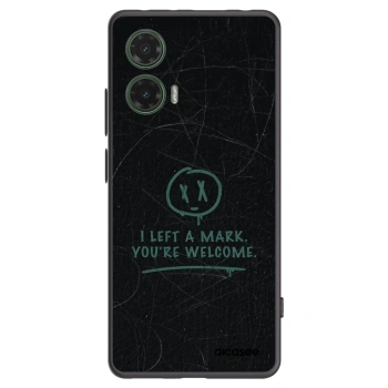 Picasee silikónový čierny obal pre Motorola Moto G35 5G - LEFT A MARK