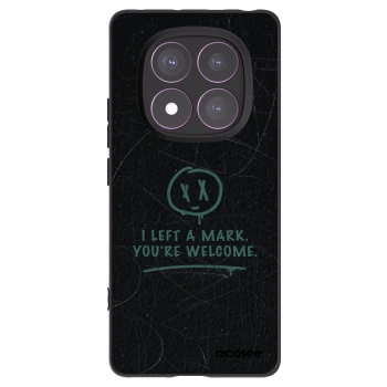 Picasee silikónový čierny obal pre Xiaomi Redmi Note 14 Pro 4G - LEFT A MARK