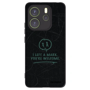 Picasee silikónový čierny obal pre Xiaomi Redmi Note 14 4G - LEFT A MARK