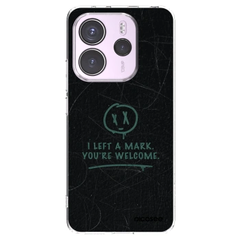 Picasee silikónový prehľadný obal pre Xiaomi Redmi Note 14 4G - LEFT A MARK
