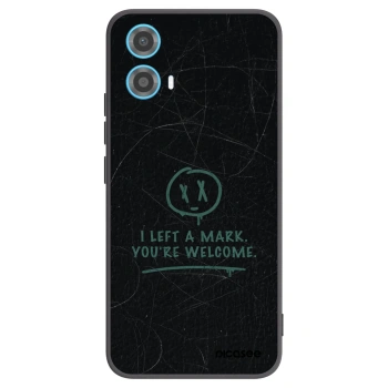 Picasee silikónový čierny obal pre Motorola Moto G34 5G - LEFT A MARK