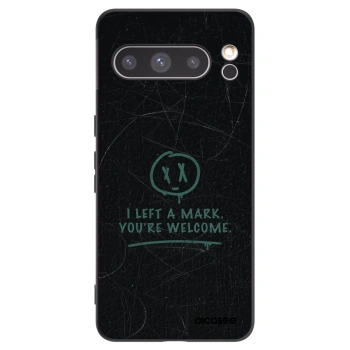 Picasee silikónový čierny obal pre Google Pixel 8 Pro - LEFT A MARK