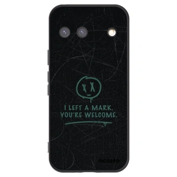Picasee silikónový čierny obal pre Google Pixel 9 - LEFT A MARK
