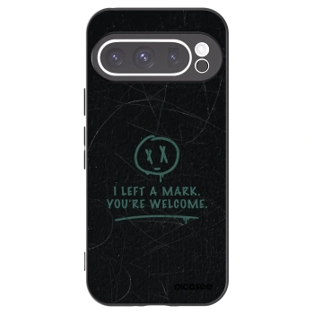 Picasee silikónový čierny obal pre Google Pixel 9 Pro - LEFT A MARK