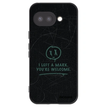 Picasee silikónový čierny obal pre Google Pixel 9a - LEFT A MARK
