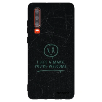 Picasee silikónový čierny obal pre Huawei P30 - LEFT A MARK