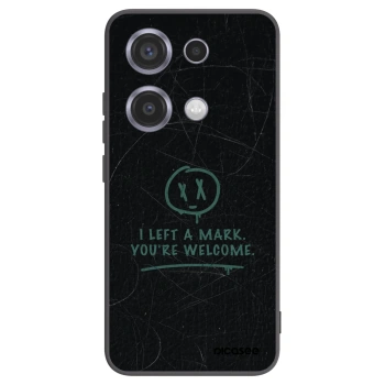 Picasee silikónový čierny obal pre Xiaomi Redmi Note 14S - LEFT A MARK