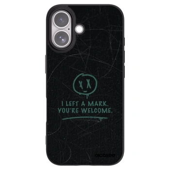 Picasee silikónový čierny obal pre Apple iPhone 17 - LEFT A MARK