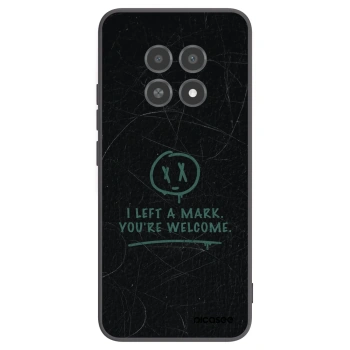 Picasee silikónový čierny obal pre Realme 12X - LEFT A MARK