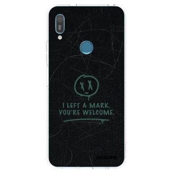 Picasee silikónový prehľadný obal pre Huawei Y6 2019 - LEFT A MARK