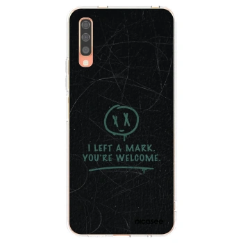 Picasee silikónový prehľadný obal pre Samsung Galaxy A70 A705F - LEFT A MARK
