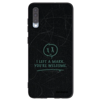 Picasee silikónový čierny obal pre Samsung Galaxy A70 A705F - LEFT A MARK
