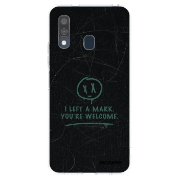 Picasee silikónový prehľadný obal pre Samsung Galaxy A40 A405F - LEFT A MARK