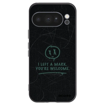 Picasee silikónový čierny obal pre Google Pixel 10 Pro - LEFT A MARK