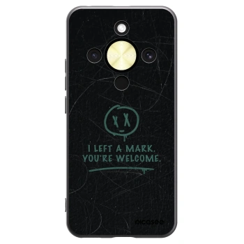 Picasee silikónový čierny obal pre Honor Magic8 Lite 5G - LEFT A MARK