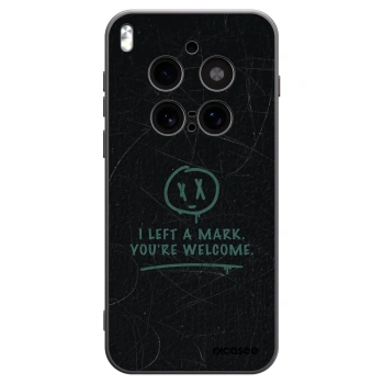 Picasee silikónový čierny obal pre Vivo X300 Pro - LEFT A MARK
