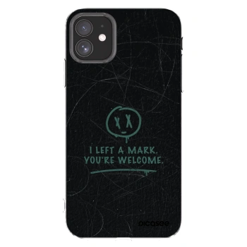 Picasee silikónový prehľadný obal pre Apple iPhone 11 - LEFT A MARK