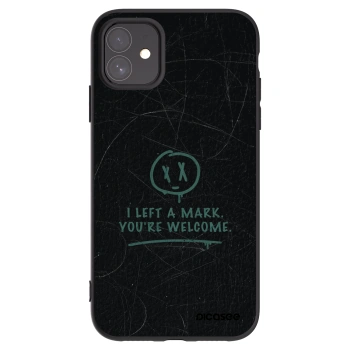 Picasee silikónový čierny obal pre Apple iPhone 11 - LEFT A MARK