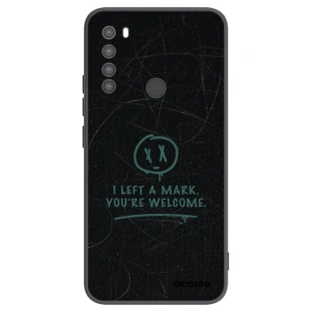 Picasee silikónový čierny obal pre Xiaomi Redmi Note 8 - LEFT A MARK