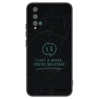 Picasee silikónový čierny obal pre Huawei Nova 5T - LEFT A MARK