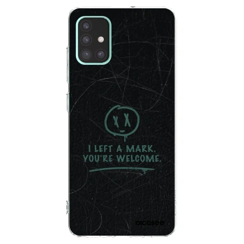 Picasee silikónový prehľadný obal pre Samsung Galaxy A51 A515F - LEFT A MARK