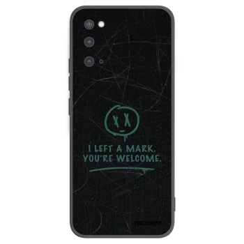 Picasee silikónový čierny obal pre Samsung Galaxy S20 G980F - LEFT A MARK