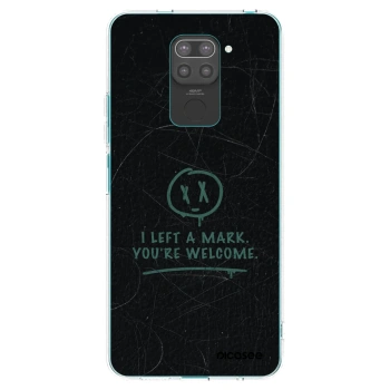 Picasee silikónový čierny obal pre Xiaomi Redmi Note 9 - LEFT A MARK