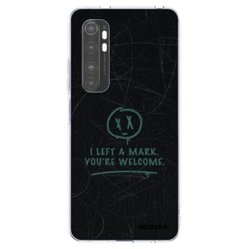 Picasee silikónový prehľadný obal pre Xiaomi Mi Note 10 Lite - LEFT A MARK