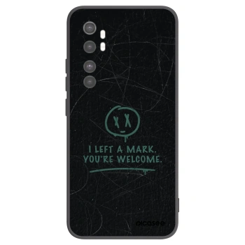 Picasee silikónový čierny obal pre Xiaomi Mi Note 10 Lite - LEFT A MARK