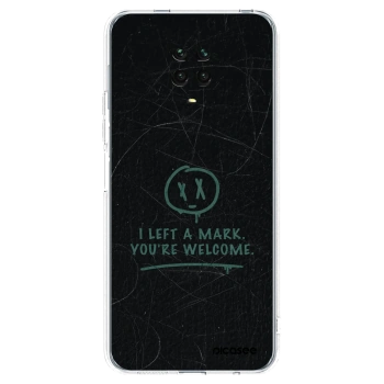 Picasee silikónový prehľadný obal pre Xiaomi Redmi Note 9S - LEFT A MARK