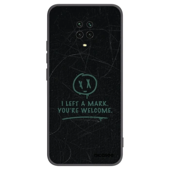 Picasee silikónový čierny obal pre Xiaomi Redmi Note 9S - LEFT A MARK
