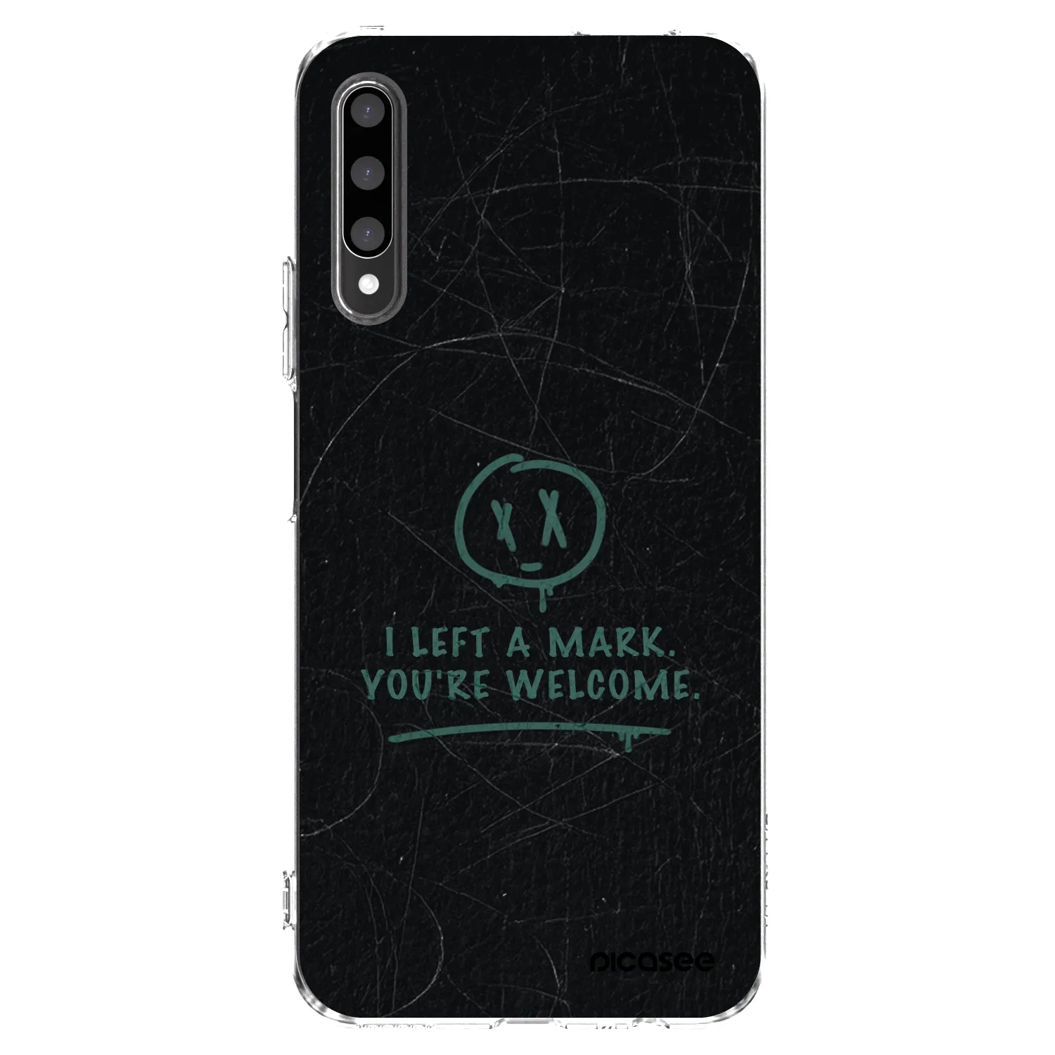 Picasee silikónový prehľadný obal pre Honor 9X Pro - LEFT A MARK