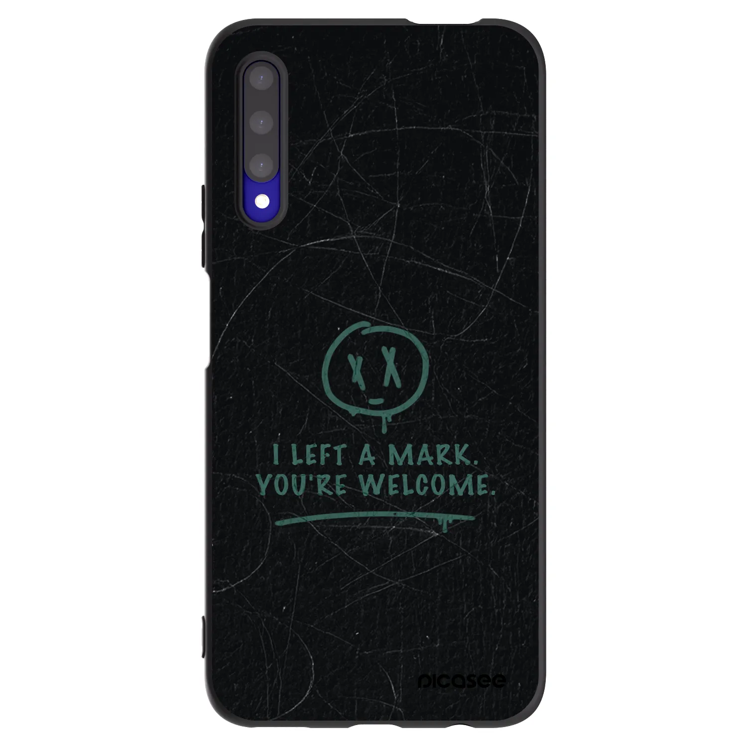 Picasee silikónový čierny obal pre Honor 9X Pro - LEFT A MARK