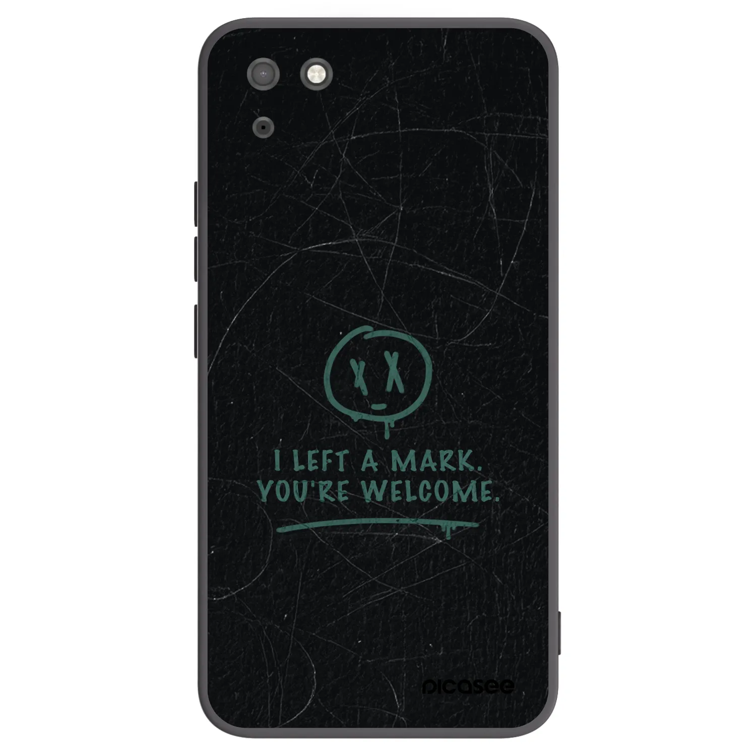 Picasee silikónový čierny obal pre Huawei Y5P - LEFT A MARK