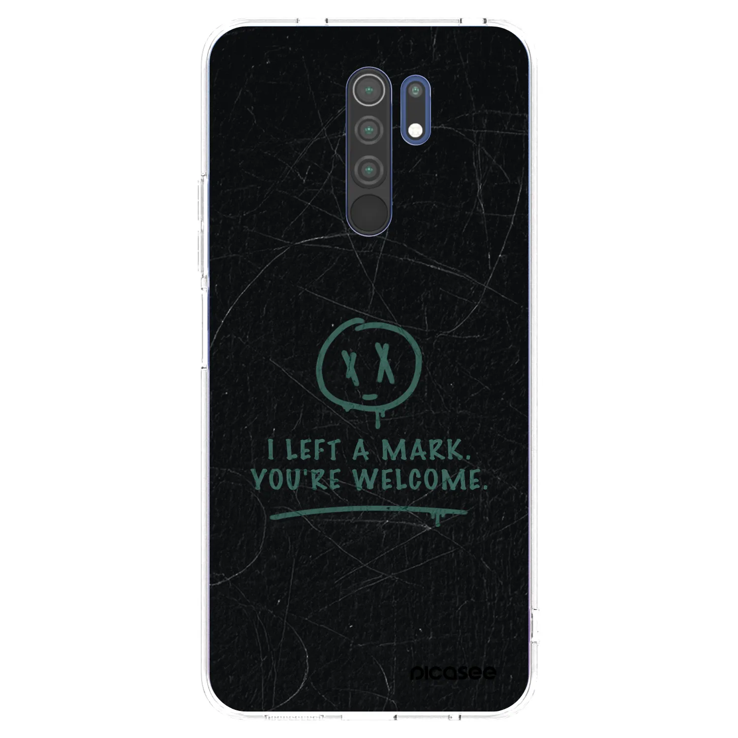 Silikónový prehľadný obal pre Xiaomi Redmi 9 - LEFT A MARK