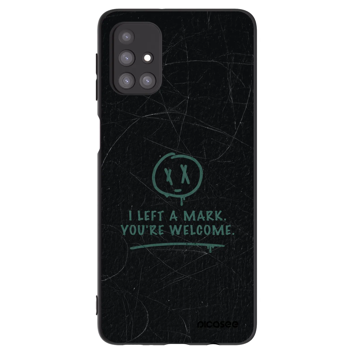 Picasee silikónový čierny obal pre Samsung Galaxy M31s - LEFT A MARK