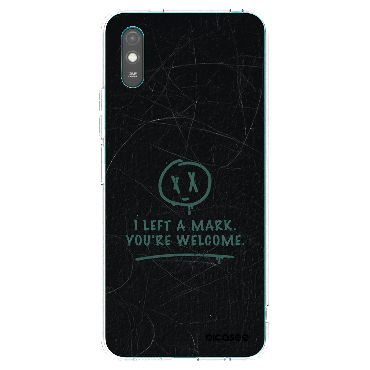 Picasee silikónový prehľadný obal pre Xiaomi Redmi 9A - LEFT A MARK