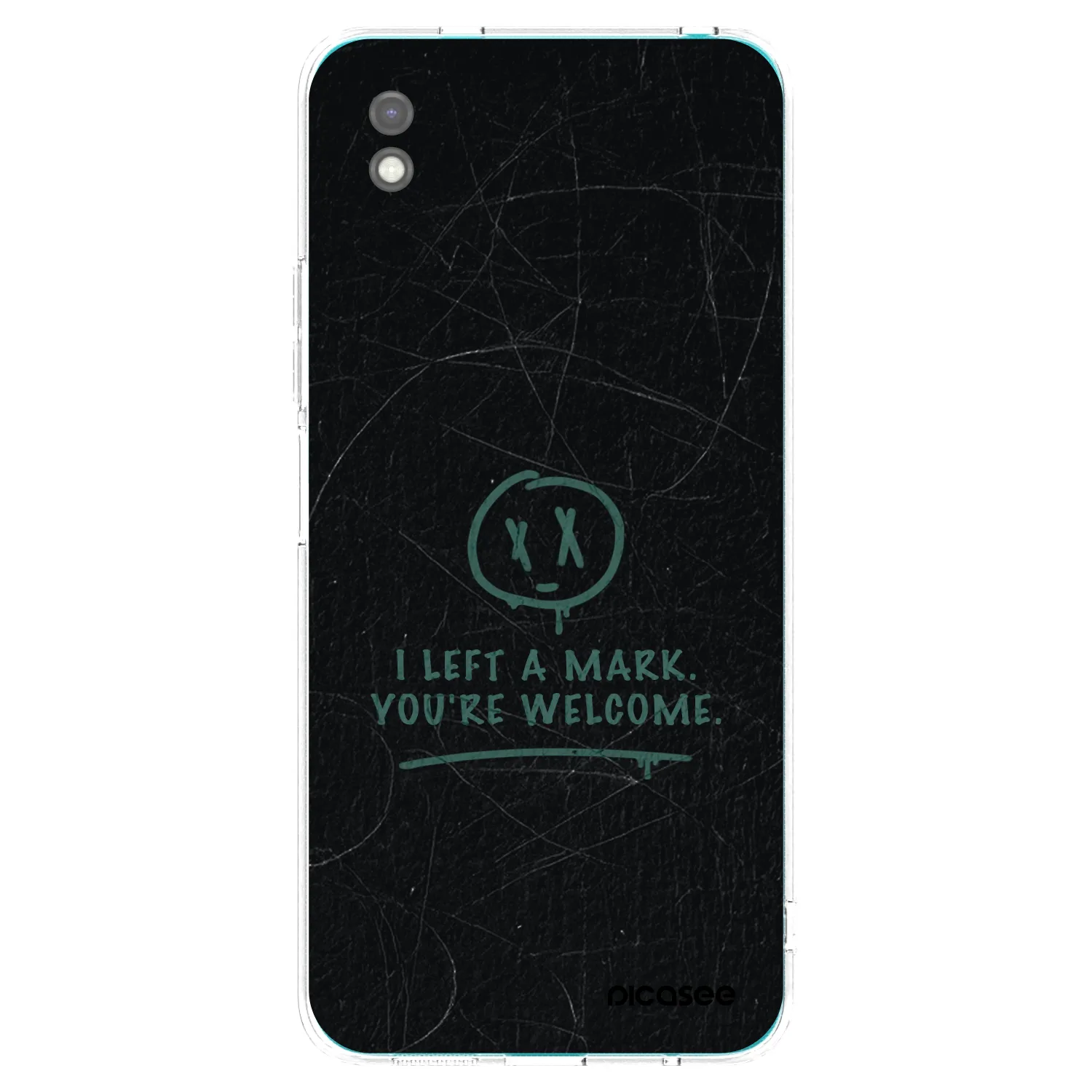 Picasee silikónový čierny obal pre Xiaomi Redmi 9A - LEFT A MARK